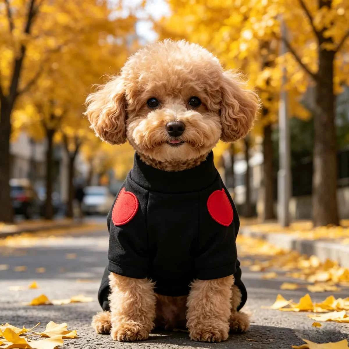 Pet Clothes Love Sweater Pet Dog Cat for Taddy Puppy Medium Dog Heart-shaped Sweatshirt  Puppy Outdoor Clothes