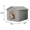 NewestStray Cat dog House Waterproof Outdoor Winter Warm Pet Cave Sleeping Beds Home Foldable Washable for Small Supplies - Play Paws Toys