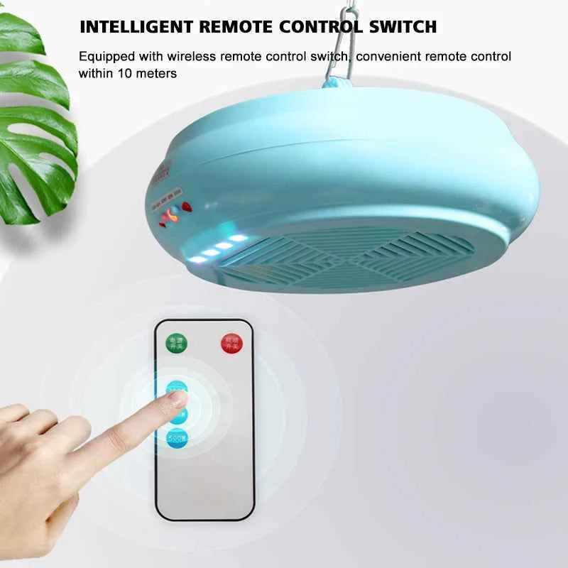 220V Pet Poultry Intelligent Heating Lamp Temperature Control Air Warming Remote Control Heater Warm Light Brooding Incubator