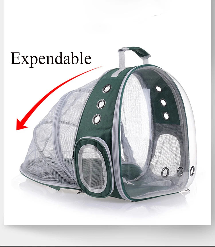 High Quality Astronaut Portable Cat Travel Bag Breathable Space Capsule Expandable Transparent Carrier Pet Backpack For Cat Dog - Play Paws Toys