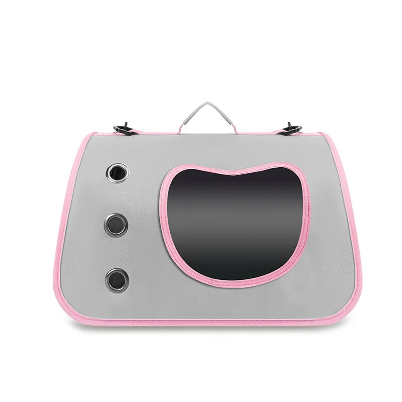 Portable Pet Carrier Bag for Small Dogs Cats Outdoor Foldable Cat Bag Breathable Cat Shoulder Bag Kitten Carrying Bag - Play Paws Toys