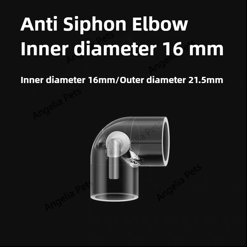 Transparent Fish Tank Water Pipe Acrylic Tube Fittings Elbow Joint Duck Bill Water Outlet Aquarium Accessries Rain Shower Outlet
