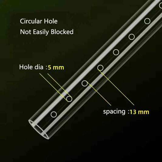 Aquarium Filter Rain Spray Bar Outflow Pipe Transparent Acrylic Rain Shower Outlet Tube Kit Fish Tank External Filter Accessries