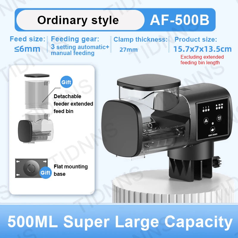 Jebao Adjustable Smart Automatic Feed Feeder With LCD Indicates Timer Automatic Fish Tank Auto Feeder Aquarium Accessories