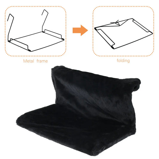 Cat Pet Animal Hanging Luxury Radiator Bed Warm Fleece Basket Cradle Hammock Metal Iron Frame Cat Radiator Bed - Play Paws Toys