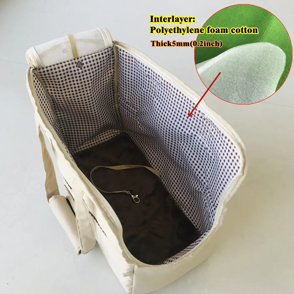 Dog Car Seat Dog Booster Car Seat Cat Carrier Bag Cat Bed for Small Dogs Cats Pet Car Seat with Pad and Straps for Dogs Cats - Play Paws Toys