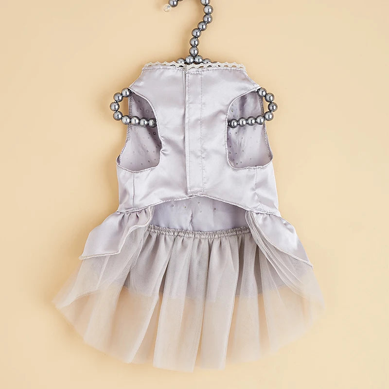 Dog Summer Dress Cat Lace Skirt Pet Clothing Chihuahua Tulle Skirt Puppy Cat Princess Apparel Cute Puppy Clothes Dog Accessories