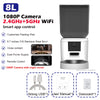 5G Automatic Cat Feeder With 1080p Camera Video WiFi Cat Food Dispenser Pet Smart Voice Recorder Remote Control Pet Auto Feeder