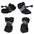 4Pcs Dog Boots Waterproof Non-slip Sole with Reflective Strip Adjustable Drawstring Soft Breathable Lining for Small Medium Dogs
