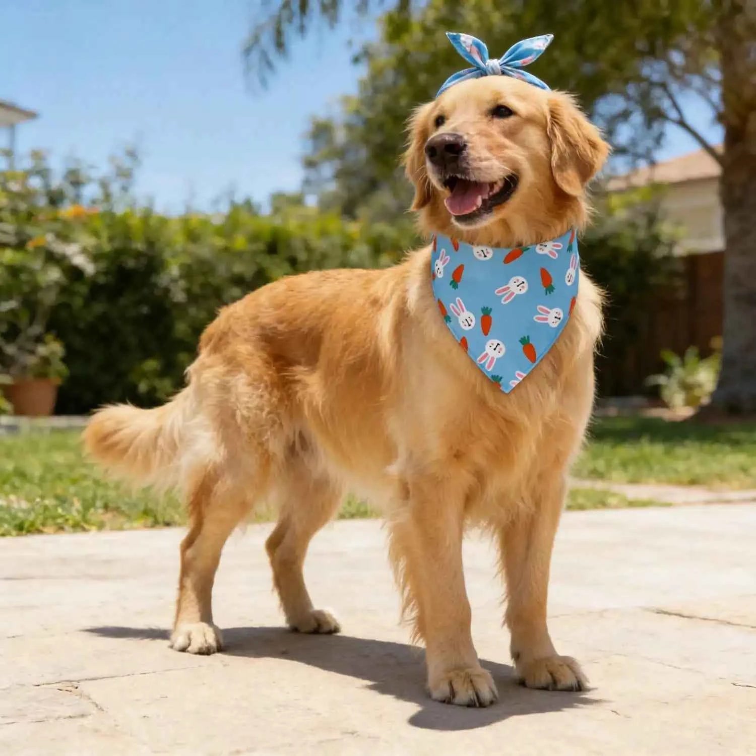 Cute Cartoon Printed Bandana Adjustable Summer Pet Scarf For Dog Cat Bib Kerchief Triangle Towel Holiday Accessories