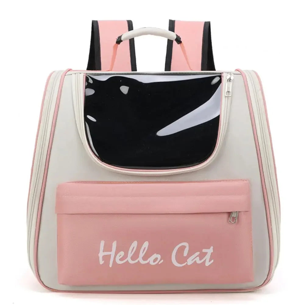 Cat Carrier Bags Windproof Outdoor Travel Backpack for Cat Small Dogs Transport Carrying Bag Cat Backpack Carriers With Cushion - Play Paws Toys