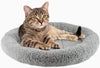 ATUBAN Cat Bed for Indoor Cats, Round Cat Bed for Curl Sleep Basic Pet Mat Wahable Bed for Small Puppy Cats Rabbit, Medium - Play Paws Toys