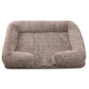 Dog Bed Dog Plush Pet Bed Winter Thickened Pad Dog Sleeping Bed Sofa Removable Pad Dog Small Large Dog square kennel