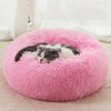 40-100cm Home Round Pet Bed for Large Dog Bed Super Soft Cat Bed Long Plush Dog House for Medium Dog House Winter Warm Sleeping