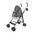 Pet Stroller for Small Dogs Cats, Lightweight Foldable Puppy Stroller with 360° Wheels, Safety Leash, 22lbs Capacity