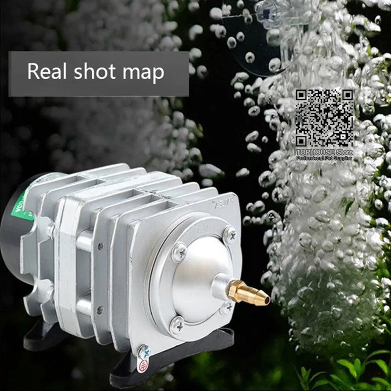 220V Hailea External High Power AC E-magnetic Air Pump Fish Pond Oxygen Pump Compressor for pond Air Aerator Pump ACO-208 308