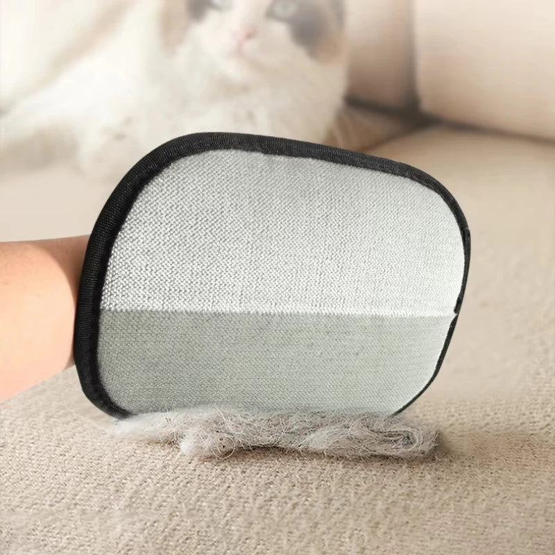 Pet Hair Remover Glove Brush Portable Washable Clothes Hair Dehairing Gloves Pet Dedusting Cleaning Tool Products - Play Paws Toys