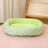 Floral All Season Dog Bed for French Bulldog Chihuahua Soft Cat Bed for Dogs Sleeping Puppy Pad Sofa Dog Bed  Four Color Pet Pad