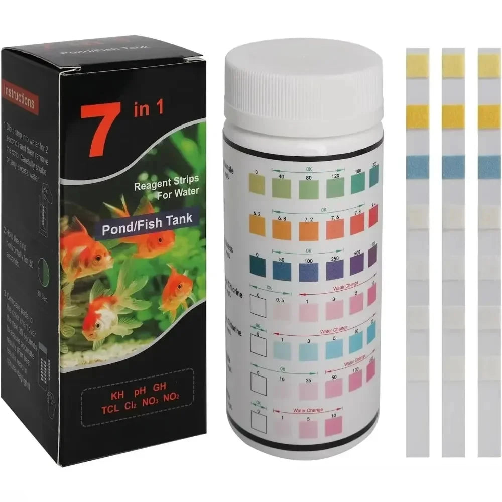 Aquarium Test Strip  Freshwater Swimming Pool Aquarium Water pH Test Strips Water Quality Fish Tank Test Strip PH Quality Kit