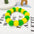 Pet Dog Bow Tie Rainbow Flower Hair Ball Necklace Cat Collar Pet Dog Cat Bowties Neckties Dog Grooming Accessories