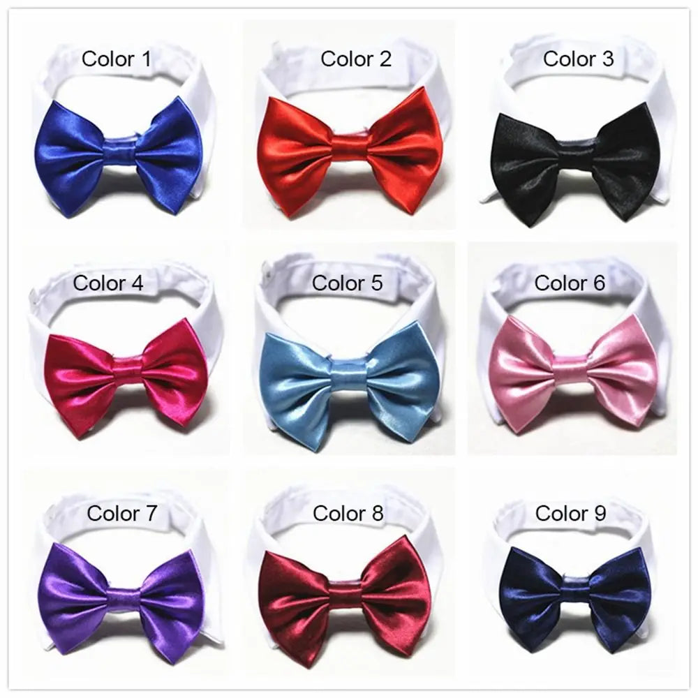 Comfortable Tuxedo Bowtie Pet Accessories Dog Necktie Bow Tie Collar Formal Tie Pet Bow Tie