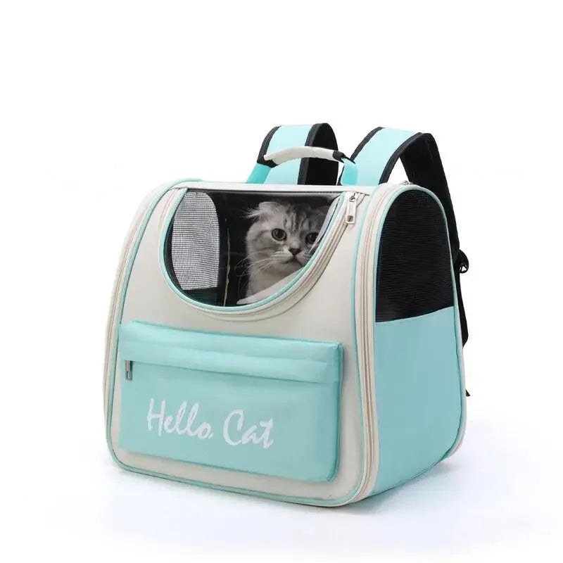 Cat Carrier Bags Windproof Outdoor Travel Backpack for Cat Small Dogs Transport Carrying Bag Cat Backpack Carriers With Cushion - Play Paws Toys