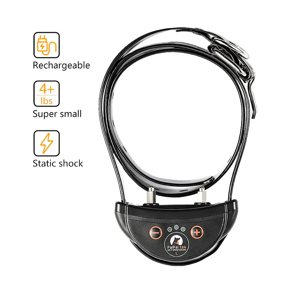 Dog Anti-Bark Collar for Large Dogs , Static Shock & Vibration Training Collar with 5 Adjustable Sensitivity Levels Beep & Shock