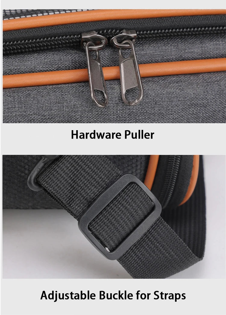 Dog Pet Carrier Bag Anti-Collapse Design Multiple Storage Pockets Cat Travel Handbag for Medium Cats, Puppy, Rabbits and Other S - Play Paws Toys