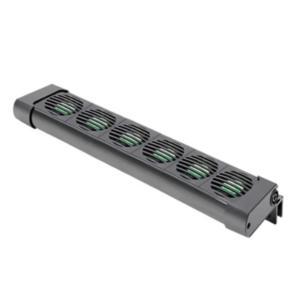2/3/4/5/6 Head Aquarium Cooling Fans 135° Rotation Silent Fish Tank Cooler US Plug Temperature Control System Chiller Control