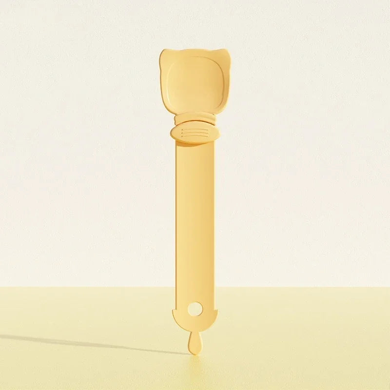 Cat Strip Feeder Spoon Long Handle Lickable Wet Food Feeder for Cats Pet Meat Mud Food Squeeze Dispense Spoon Pet Supplie