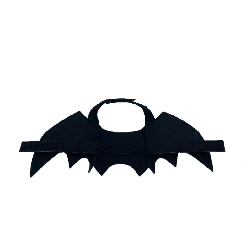 Creative Halloween Cute Pet Clothes Black Bat Wings Harness Costume Halloween Cosplay Cat Dog Halloween Party For Pet Supplies