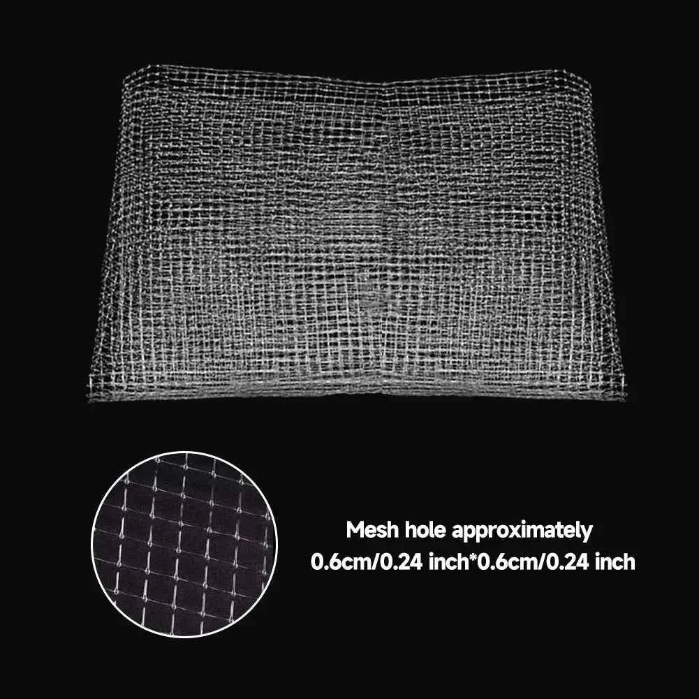 New PP Vastocean Aquarium Fish DIY Invisible Net Clear Mesh Netting Fish Tank Anti-Jumping Net Anti-Escape Net Replacement Net