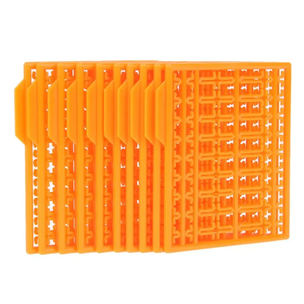 10pcs/Pack Carp Fishing Tackle Hair Rig Boilie Bait Carp Stops Stoppers yellow Hair Extender Accessory Boillie Hair Stops