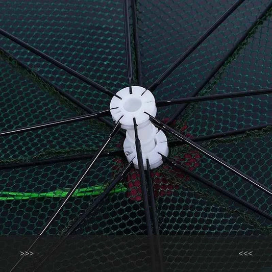 Automatic Multi-specification Fishing Net Umbrella Round Thickened Skeleton Folding Fishing Net Fishing Gear Fishing Accessories