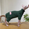 Fleece Coat for Sphynx Cat Warm Sweatshirt 4-legged Jumpsuit for Kittens Dogs soft Loungewear for Male Cat Devon Rex Sweater - Play Paws Toys