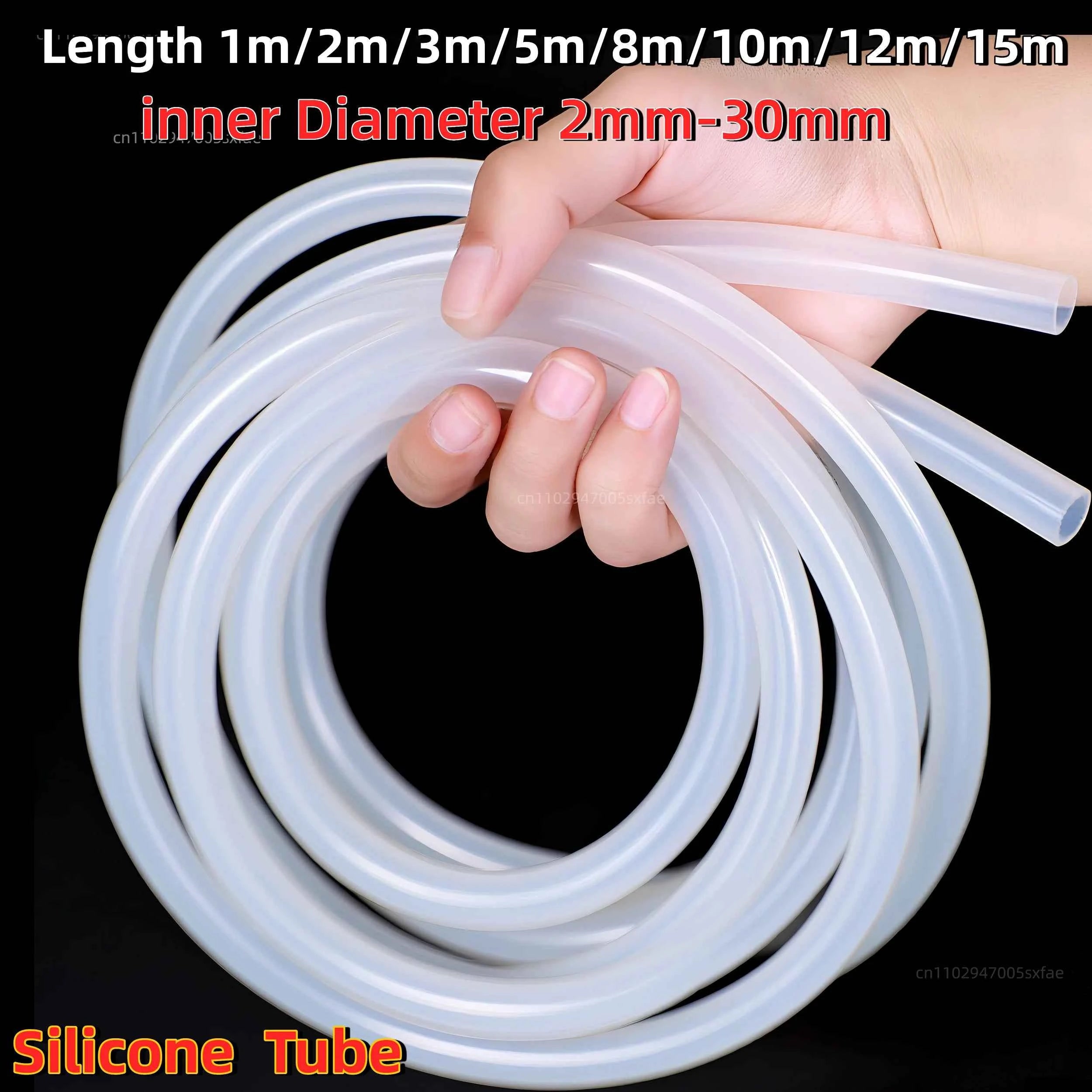 Wholesale Food Grade aquarium Clear Peristaltic Pump 2mm-30mm outer Custom Silicone Rubber Tube Hose Pipe Soft Diameter Flexible