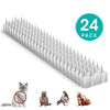 10/20/30Pcs Spikes Repeller Cat Plastic Bird Repellent Anti Pigeon Anti-bird Squirrel Garden Fences Control Transparent Spikes