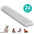 10/20/30Pcs Spikes Repeller Cat Plastic Bird Repellent Anti Pigeon Anti-bird Squirrel Garden Fences Control Transparent Spikes