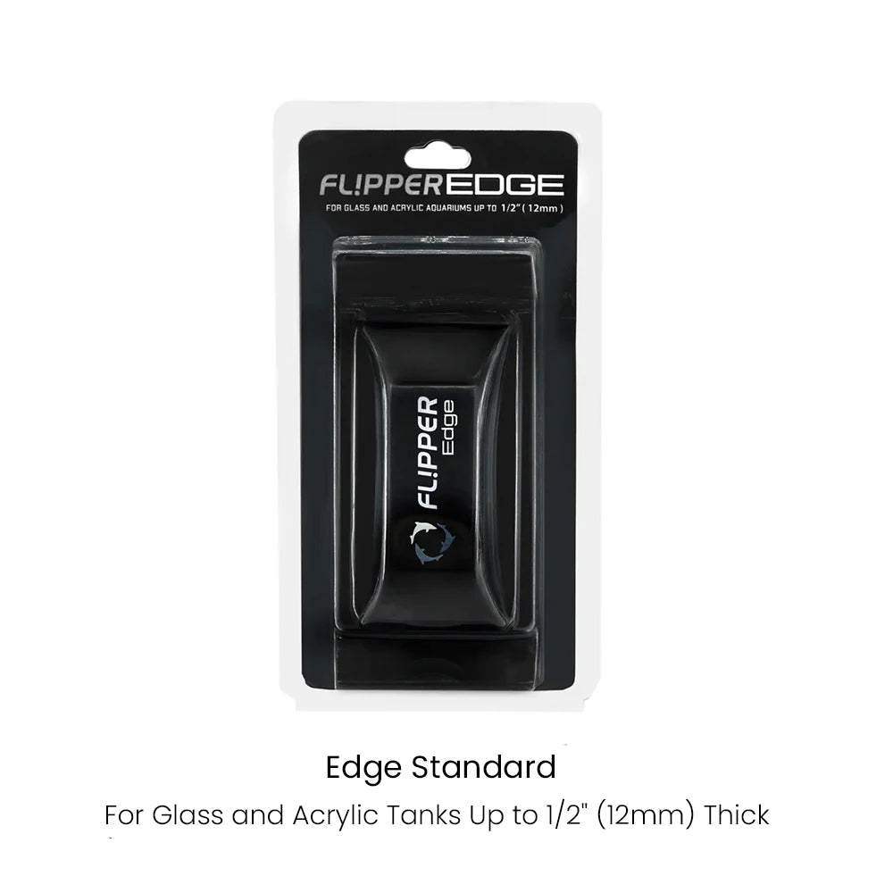 Flipper Edge Standard Max 2 in 1 Floating Magnetic Glass Acrylic Fish Tank Aquarium Algae Cleaner with Dual Blades