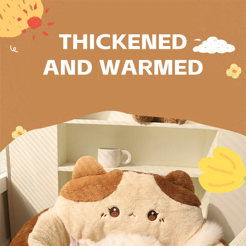 HOOPET Cats Sofa Dogs Bed Round Cat Pad Mattress Winter Warm Deep Sleep Cushion Soft Cat House Dog Nest Pet Accessories - Play Paws Toys