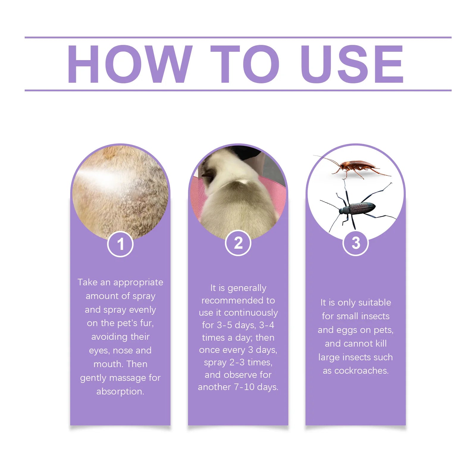 Pet Flea Repellent Spray Effectively Removing Fleas Ticks Relieve Skin Itching Natural Ingredients Non Irritating Pet Pest Spray