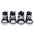 Creative 4PCS/Set Pet Shoes with Adjustable Drawstring Waterproof Puppy Pet Dogs Boots Canvas Breathable Pet Supplies Pets