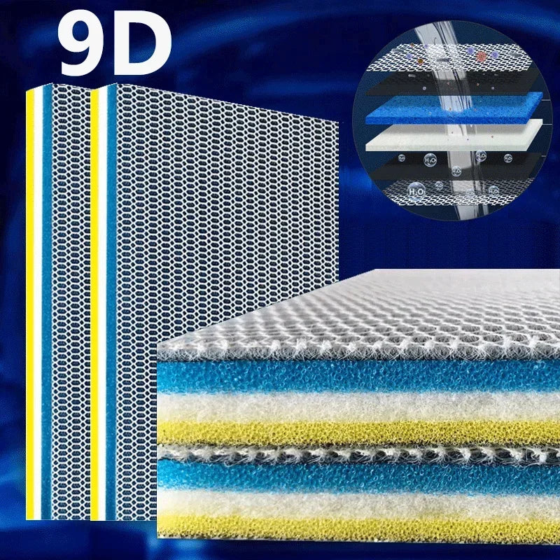 NEW 15D/9D Aquarium Sponges Filter Media Fish Tank  Filter Pad No Glue Foam Bio Cotton Pond Aquarium Accessories Protein Skimmer