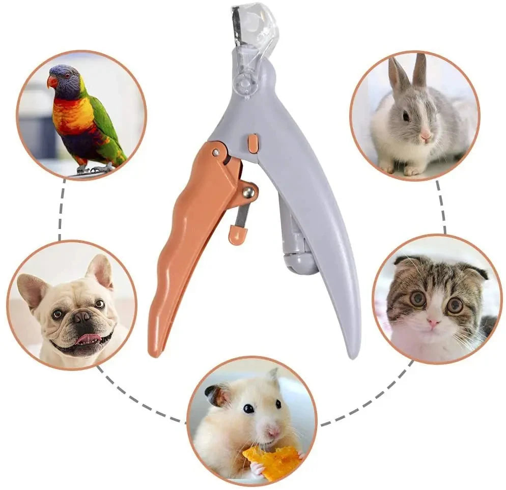 Portable LED Pet Claw Trimmer For Cats Dogs Household Pet Nail Grooming Cutting Tool