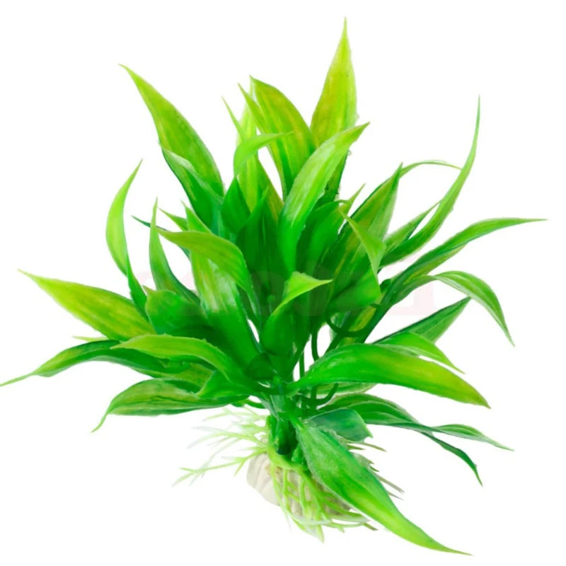 1PC Plastic Manmade Water Plant Grass Decor akvaryum dekor Green 15cm Height for Aquarium Simulation Artificial plants