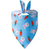 Sucado Dog Bandana Fruit Floral Spring Washable Soft Doggy Scarf Kerchief Summer Adjustable for Small Medium Large Dogs Pets