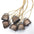 Hot Sale Cow And Sheep Bells Pet Copper Bells Christmas Decoration Jingle Bells With Hemp Rope Loud Bells Xmas Hanging Ornament