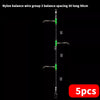 PD Fishing Tackle Nylon Tenpin Line Set Sea Fishing Wreck Pulling Stream Shore Fishing Long Casting Gourd Connector Accessories