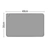 Elevated Cat Bowls with Food Mat 15° Tilted Stand Raised Cat Dishes for Food and Water Feeder 2 Stainless Steel Bowls for Cats