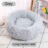 40-60cm Round Pet Bed for Large Dog Bed Super Soft Cat Bed Long Plush Dogs Basket Cushion Cat Bed Cat Mat Animals Sleeping Sofa